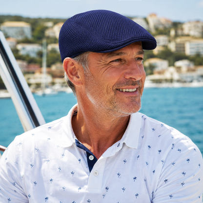 Mesh Flat Cap