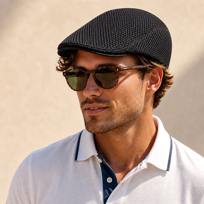 Mesh Flat Cap